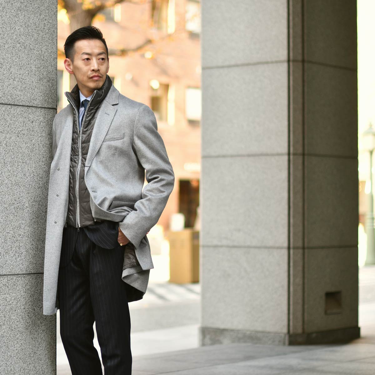 size46,48】HERNO【ヘルノ】チェスターコート CA0091U 38020+12020/C/O