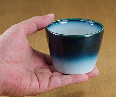 砥部焼 ヨシュア工房 蕎麦猪口（ヨシュアブルー）【和食器通販e