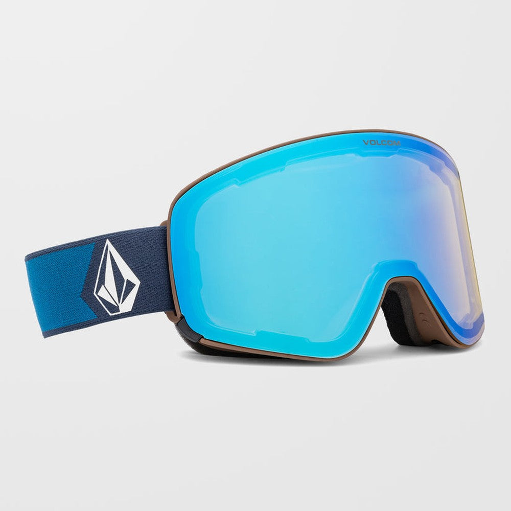 Volcom Odyssey Goggles Navy Cobalt / Ice Chrome (+Bonus Lens - Dark Gr