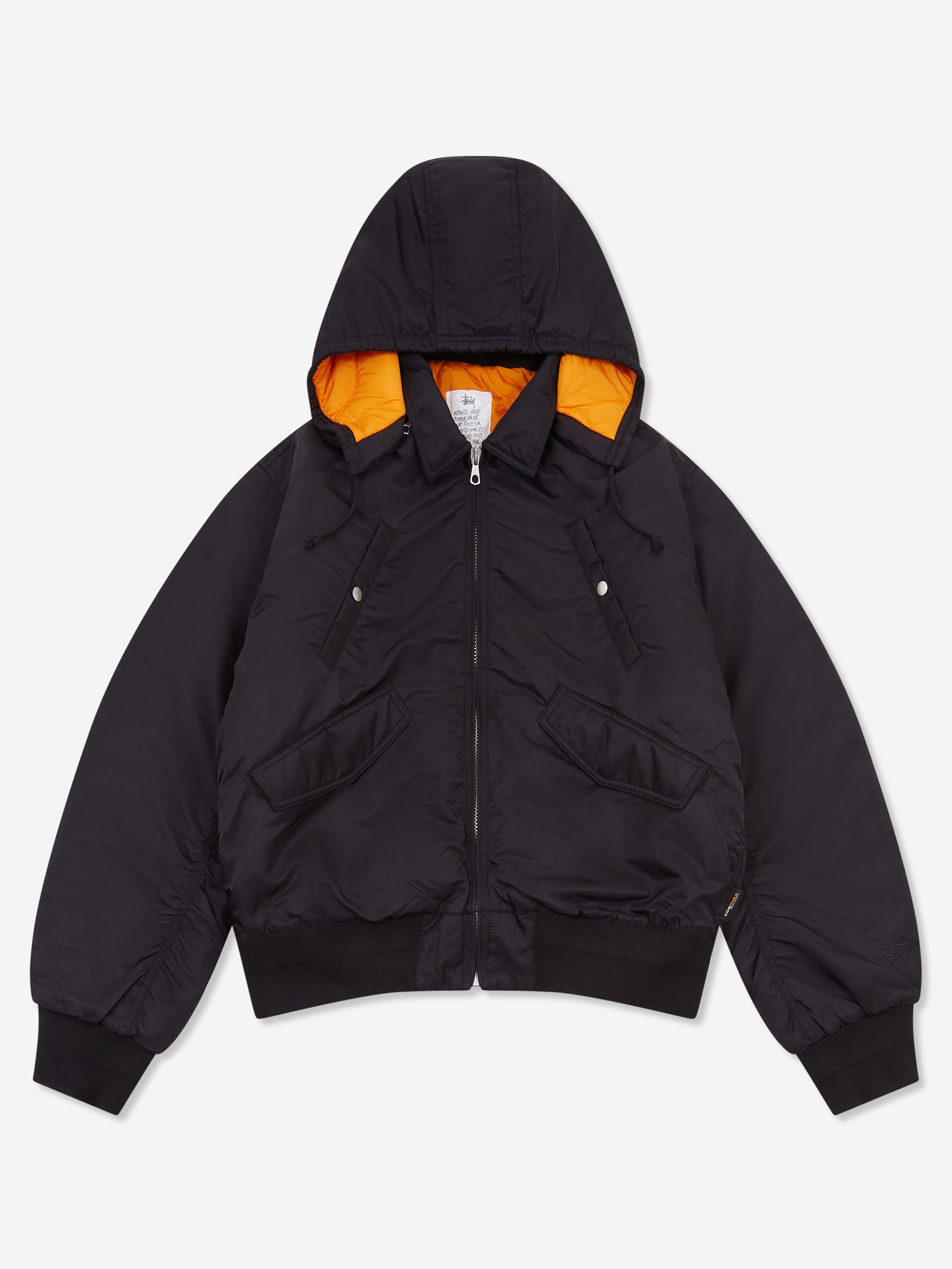 Stussy Flight Bomber - Black – Goodhood