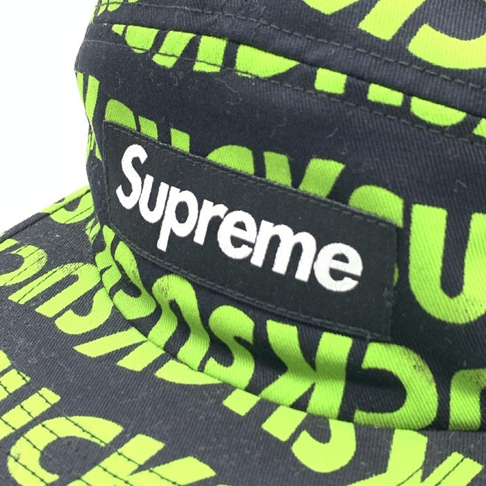 SUPREME シュプリーム 16AW Suck Camp Cap サック キャンプキャップ