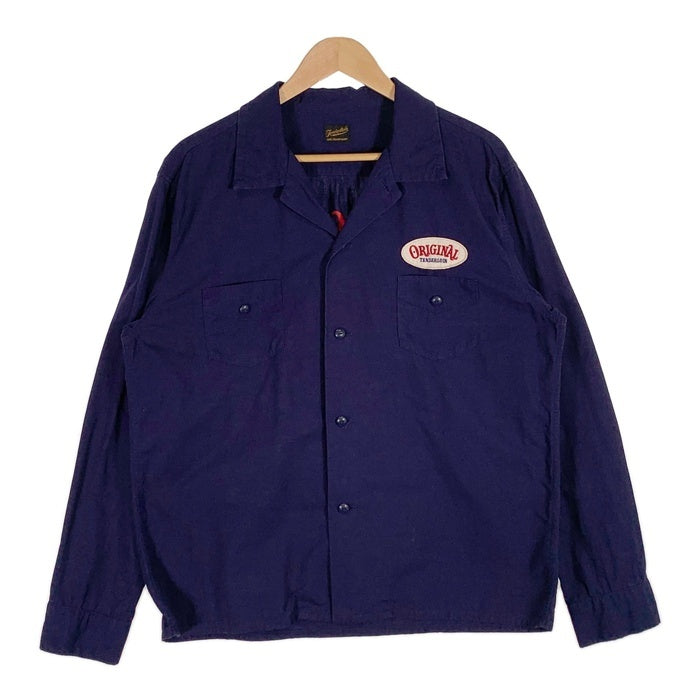 TENDERLOIN テンダーロイン ワークシャツ 長袖 ワッペン チェーン刺繡