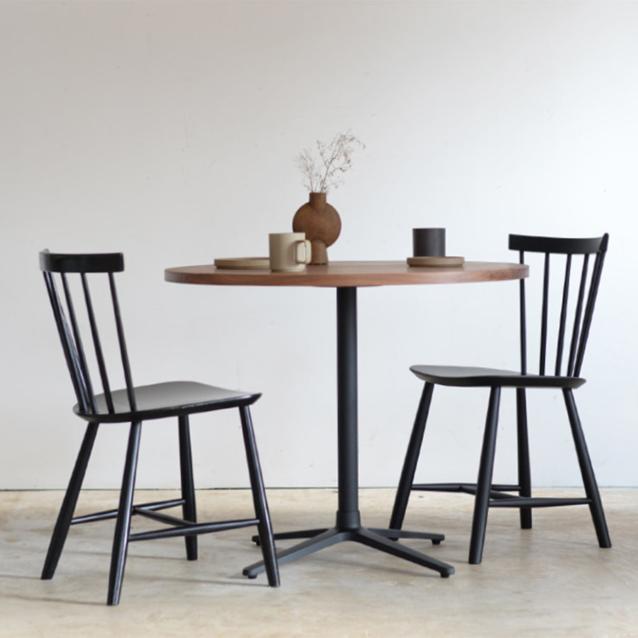Round Cafe Table Φ900｜ウォルナット無垢材 | 北欧家具 北欧