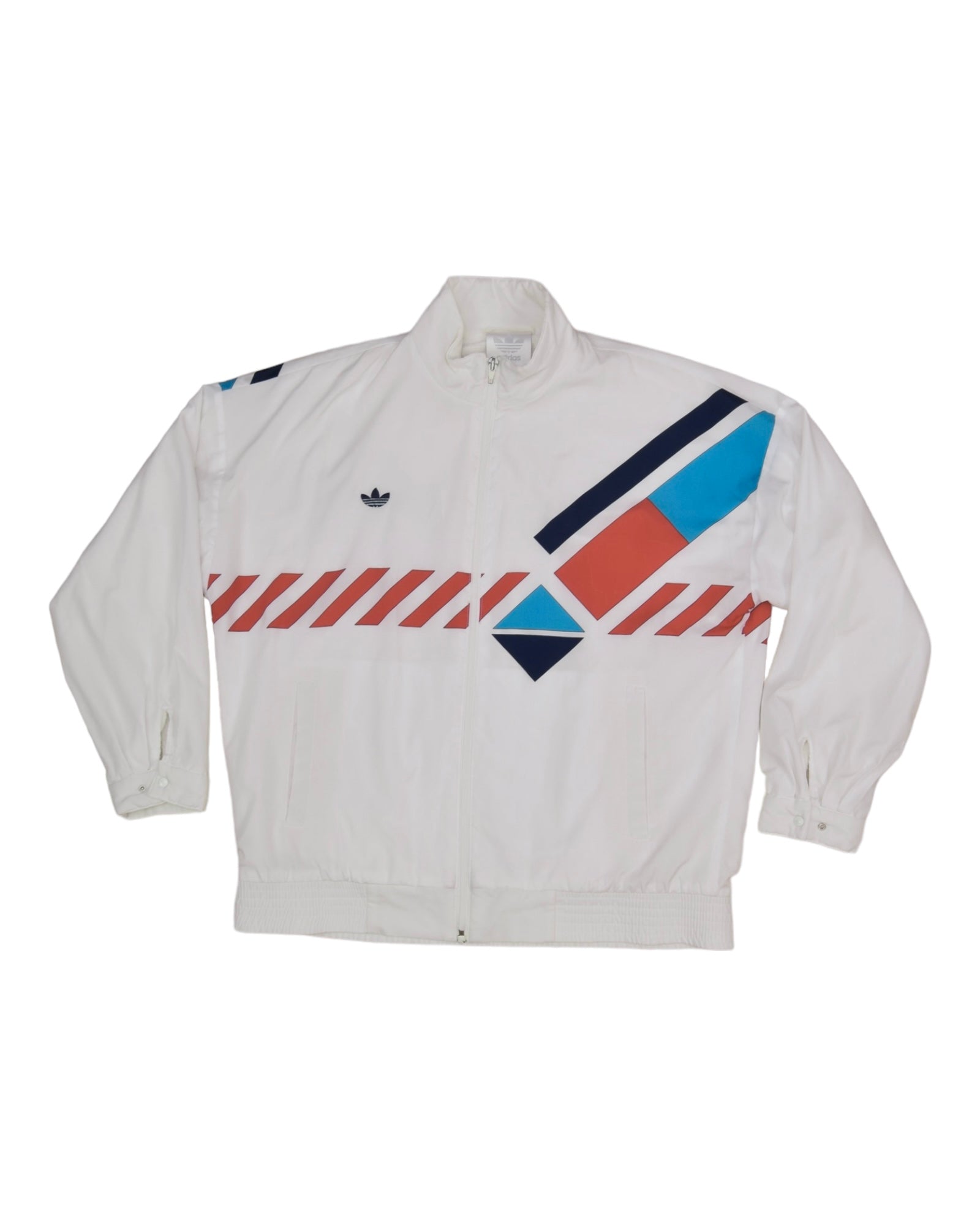 Vintage Vintage Adidas Ivan Lendl Tennis Jacket White White Red