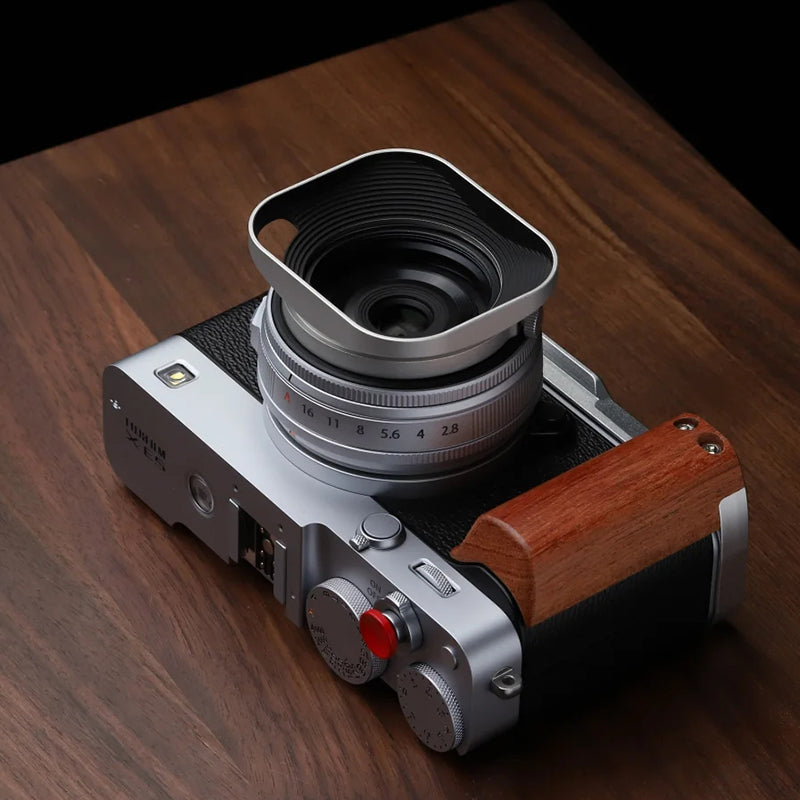 Haoge Lens Hood Metal Squaret for Fujifilm XF 23mm F2.8 R WR Lens