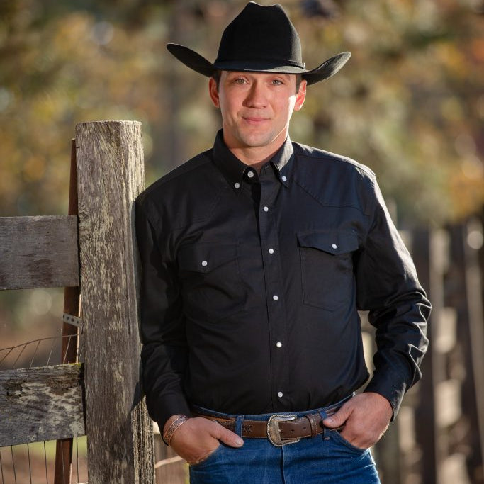 SNAP OXFORD SHIRT TALL WYOMING TRADERS – Hamley Western Store