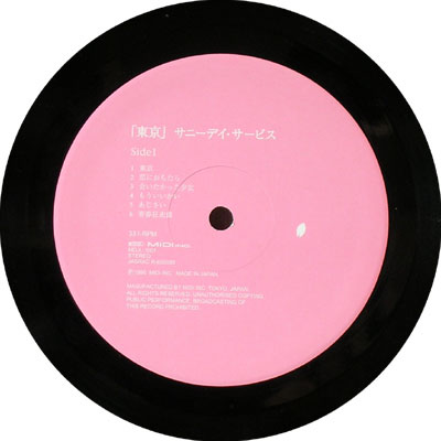 大切なレコード～東京 / サニーデイ・サービス