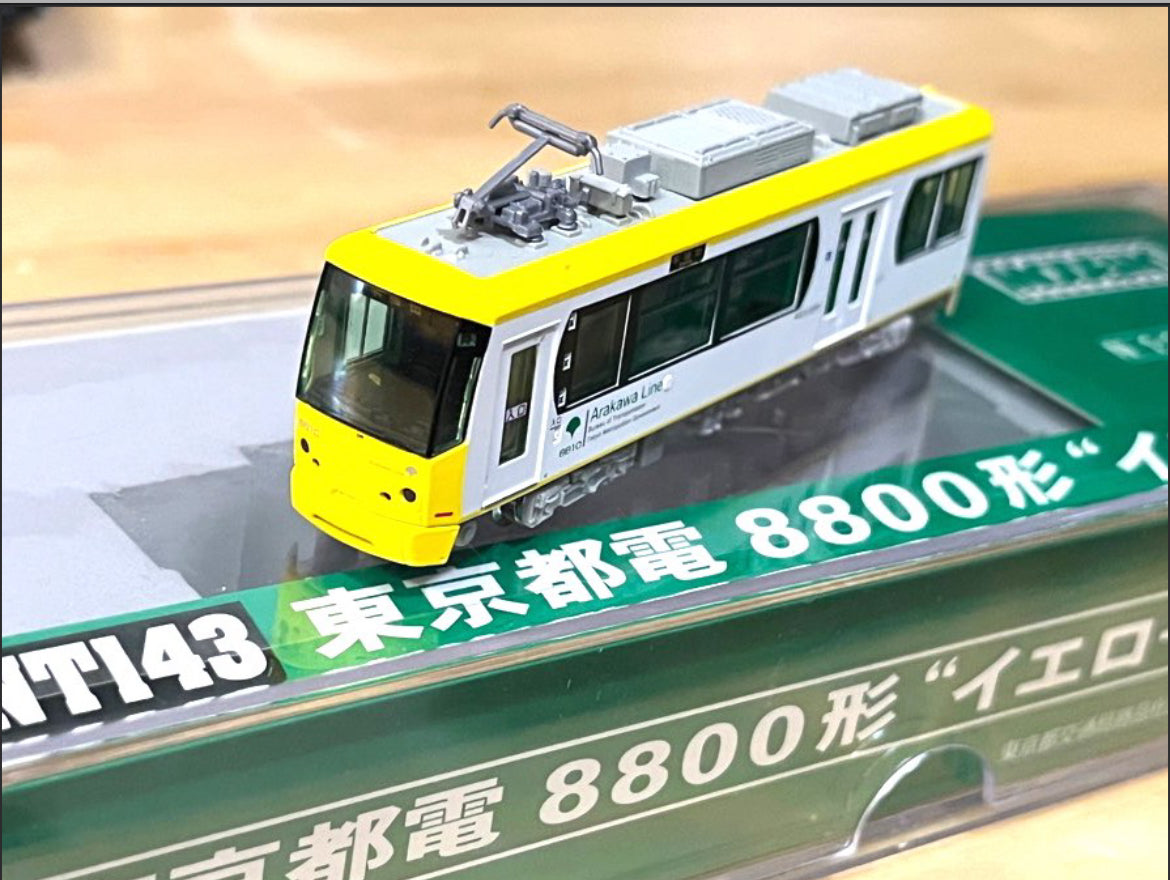 Modemo NT143 モデモ東京都電8800形イエロー荒川線NT143 路面電車N比例