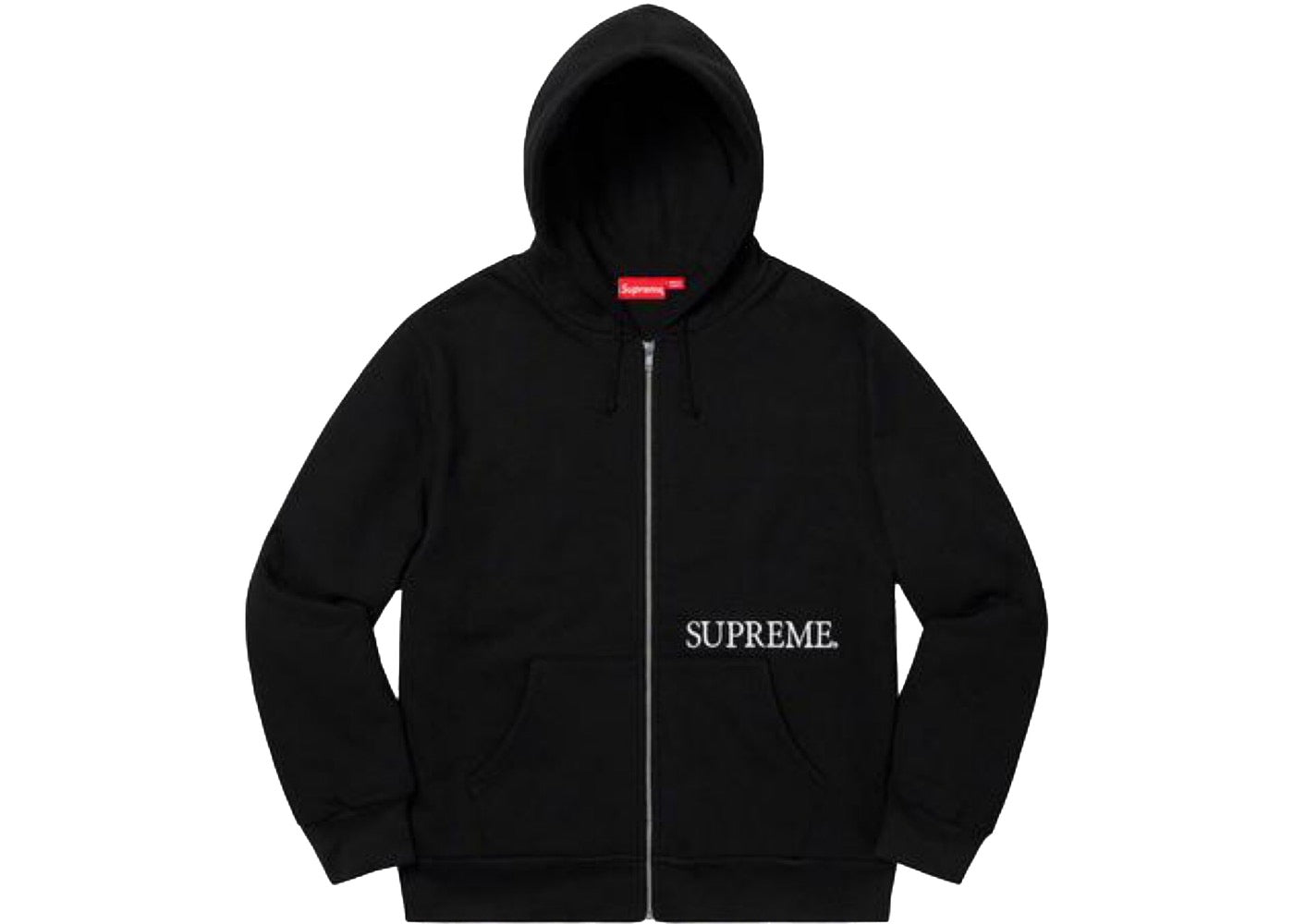 Supreme Thermal Zip Up Hooded Sweatshirt Black – Hotbox | Buy-Sell