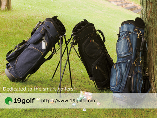 19golf｜ジュークゴルフ』デニム生地のおしゃれキャディバッグはいかが