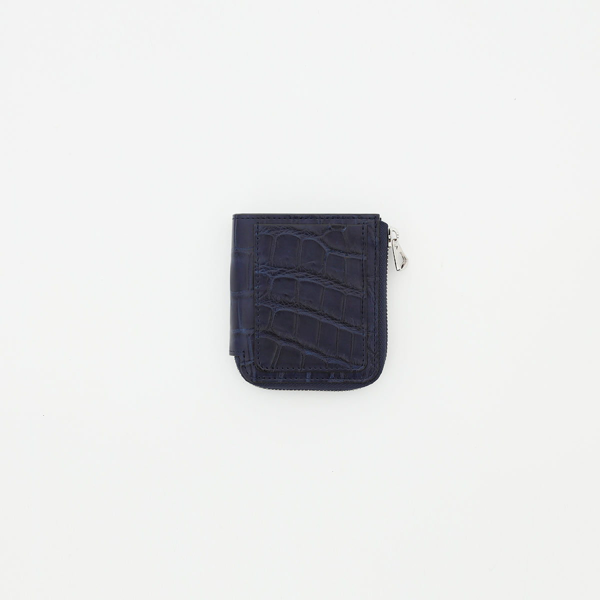 藍染クロコダイルレザー 本革ミニ財布 ｜CRISTY VERY COMPACT WLT .5