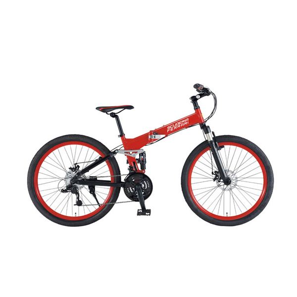 Ferrari（フェラーリ） 自転車 AL-FDB2627 W-sus 26インチ 折り畳み