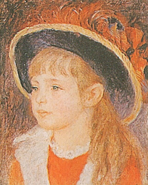 ルノアール【青い帽子の少女】 | 絵画の美術館～誰もが知ってる有名