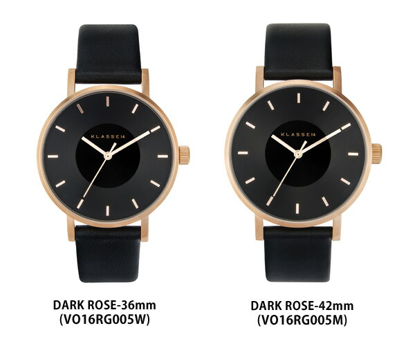 エレガントなデザイン KLASSE14 VOLARE DARKROSE 腕時計