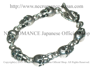 ネクロマンス NECROMANCE【シルバースカルブレスレット Silver Skull
