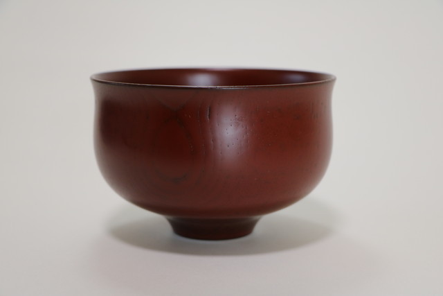 雑煮椀 大汁椀 喜八工房 欅（けやき）の木 百合型椀（大） 山帰来