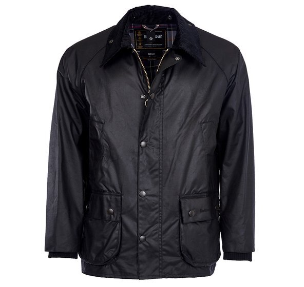 Barbour Bedale Waxed Cotton Black Jacket — Portland outdoor store