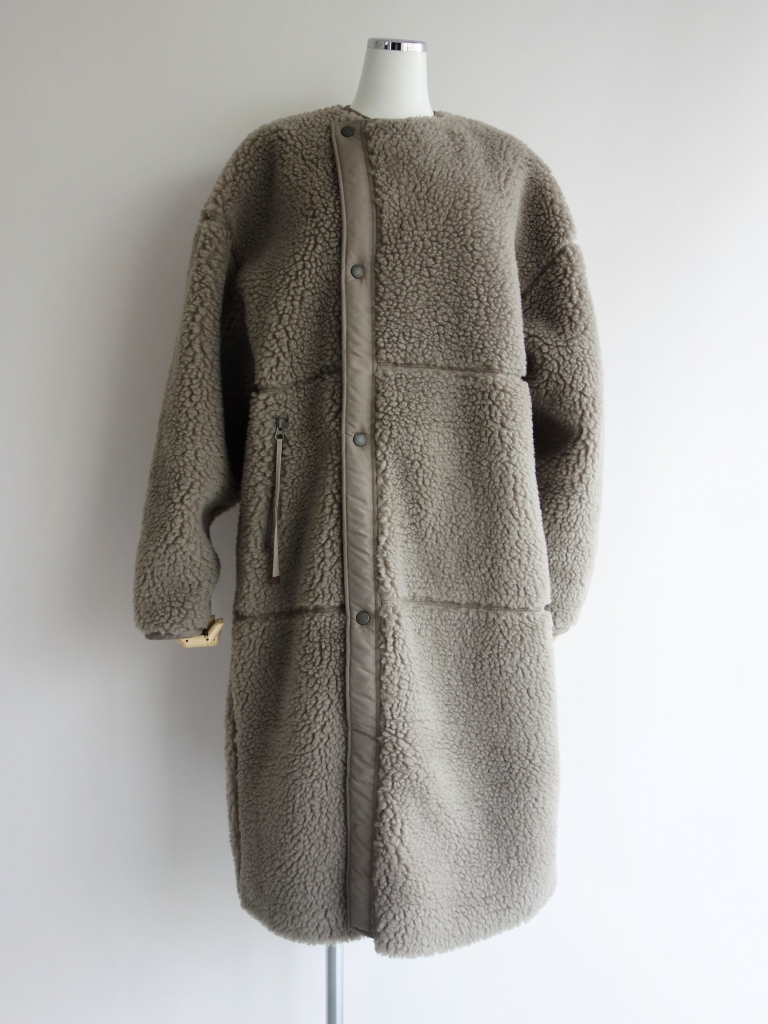 HYKE FAUX SHEARING COAT RE STOCK ! | ELAN