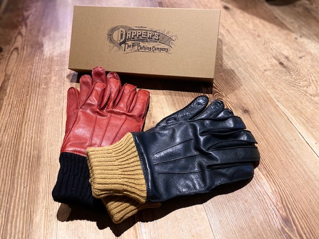 寒い手先を保護してくれるレザーグローブがダッパーズからやってきた