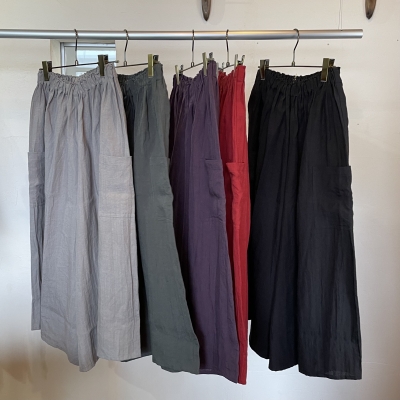 YAMMAのお洋服 リネンキュロットパンツ | MONDAY STORE