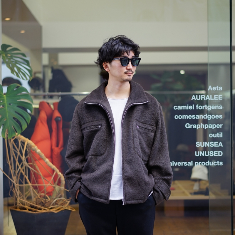 AURALEE(オーラリー)23AW Collectionの新作、 Brushed Suri Alpaca
