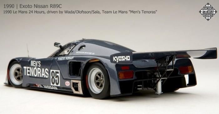 エグゾト 1/18 モデルカー 1990 #85 ニッサン R89C ルマン24時間耐久