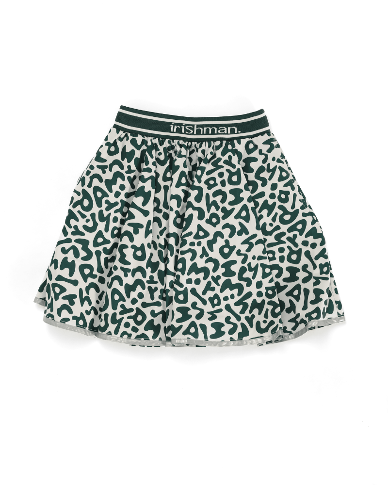 REFLECT】signature logo flare skirt / 光る防水フレアスカート