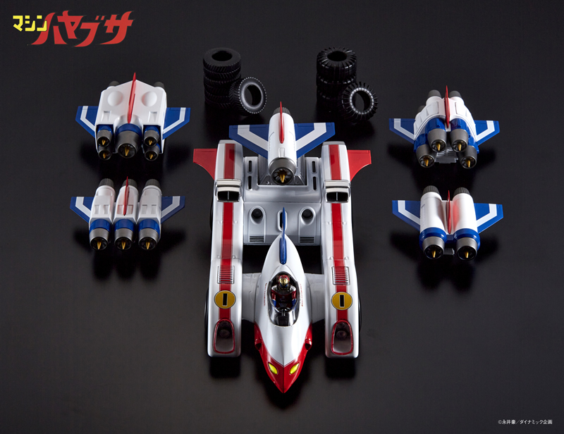 隼剣のミニフィギュア付きマシンハヤブサ販売中