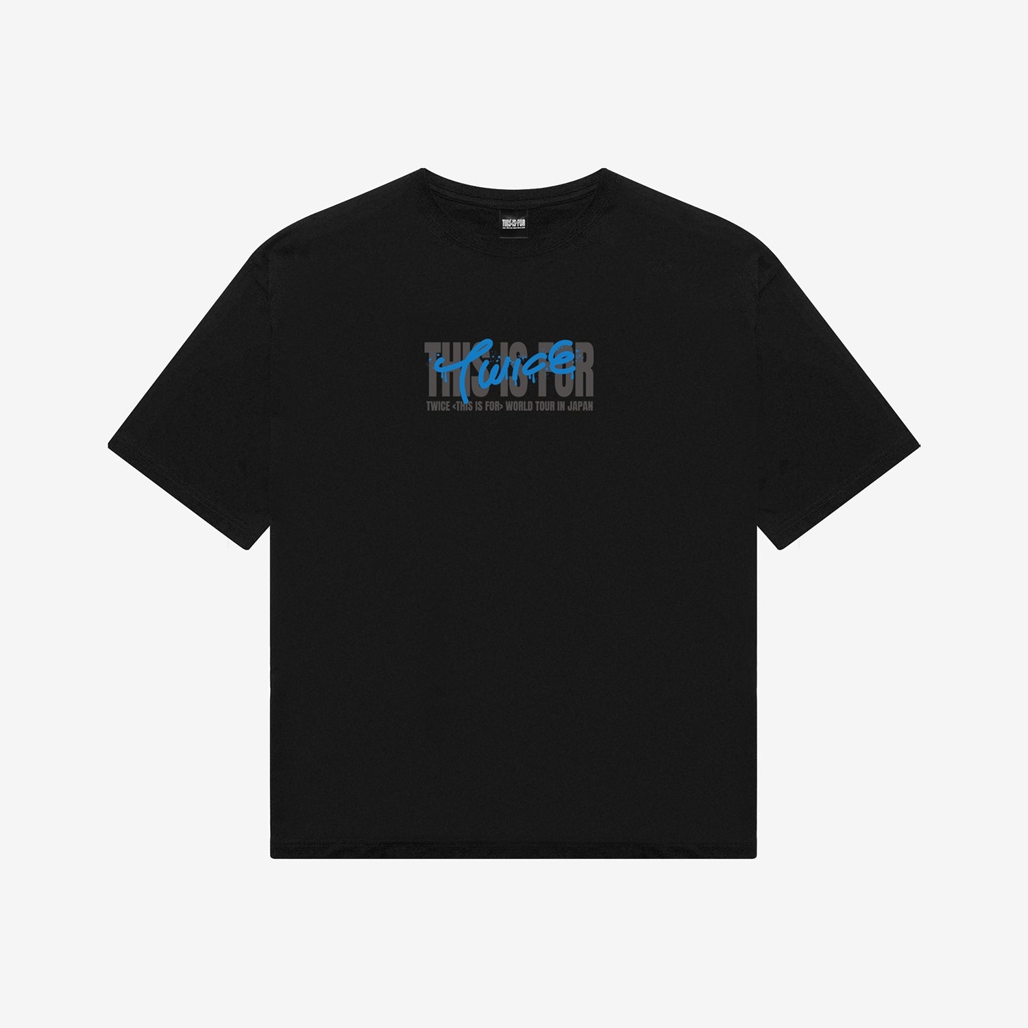 T-SHIRT〈BLACK〉【L】/ TZUYU / TWICE『THIS IS FOR』 – JYP JAPAN