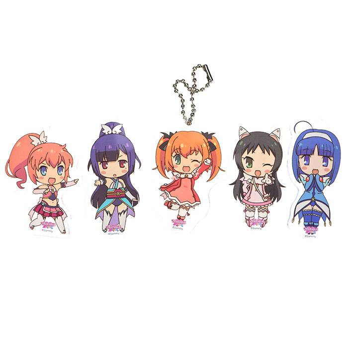 パチキャラまつり ツインエンジェルかぎっ娘アクリルキーホルダー