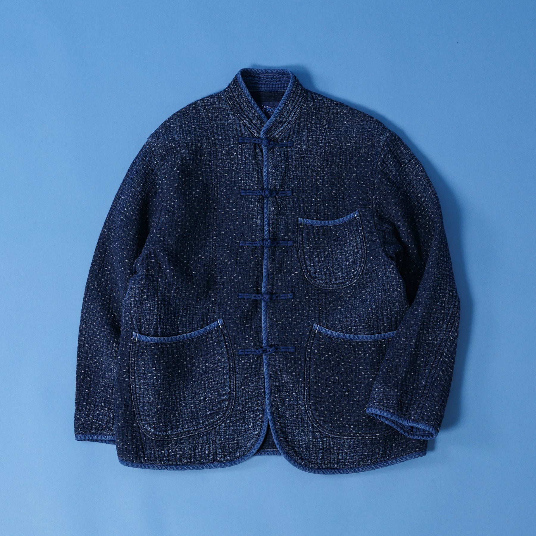 Porter Classic NEW SASHIKO CHINESE JACKET / PC-059-2603 – JILL HOUSE