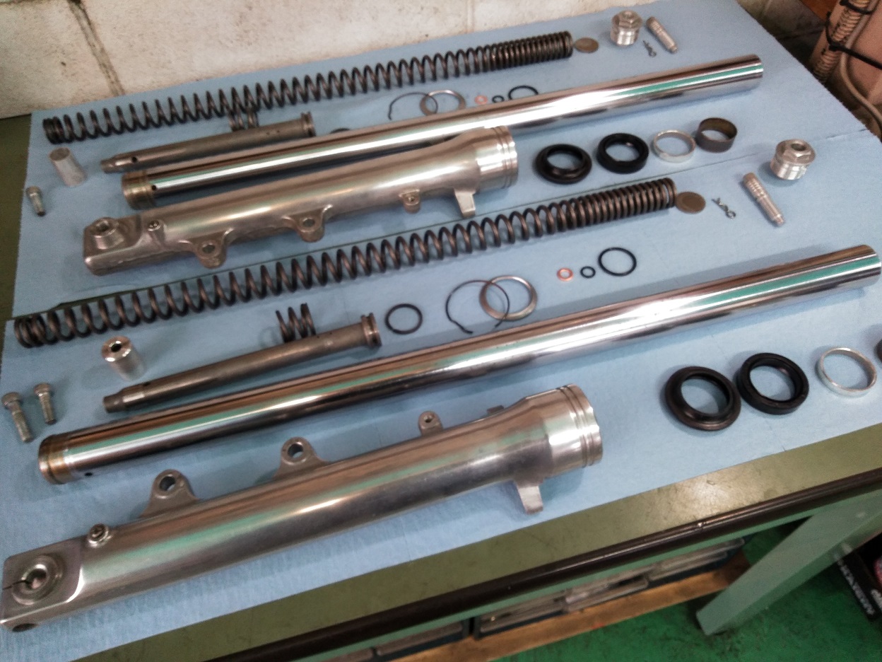 RZ250Rのフロントフォーク | johnny's factory