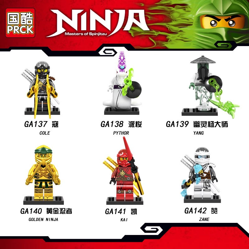 GA131-148 Ninja Series Minifigures – Joy Bricks