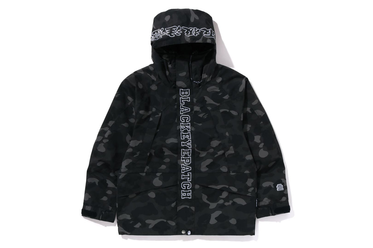 BAPE X BLACK EYE PATCH 】COLOR CAMO SNOWBOARD JACKET | bape.com