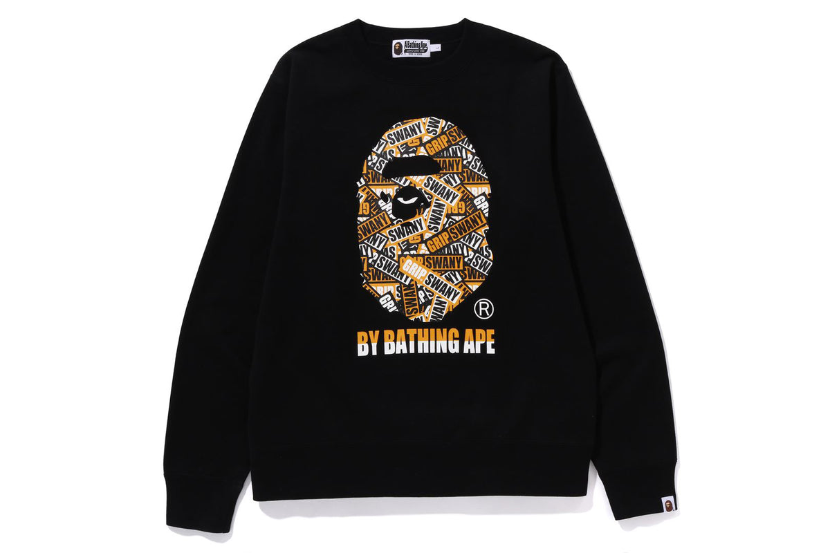 BAPE X GRIP SWANY 】BY BATHING APE CREWNECK | bape.com