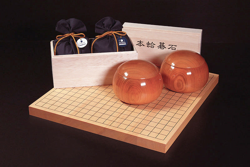 店長おすすめ 囲碁3点セット - ① 【注文数NO.1のはまぐり碁石と