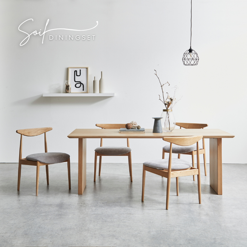 soil】ダイニング5点セット【GY】 – 河口家具製作所オンラインショップ