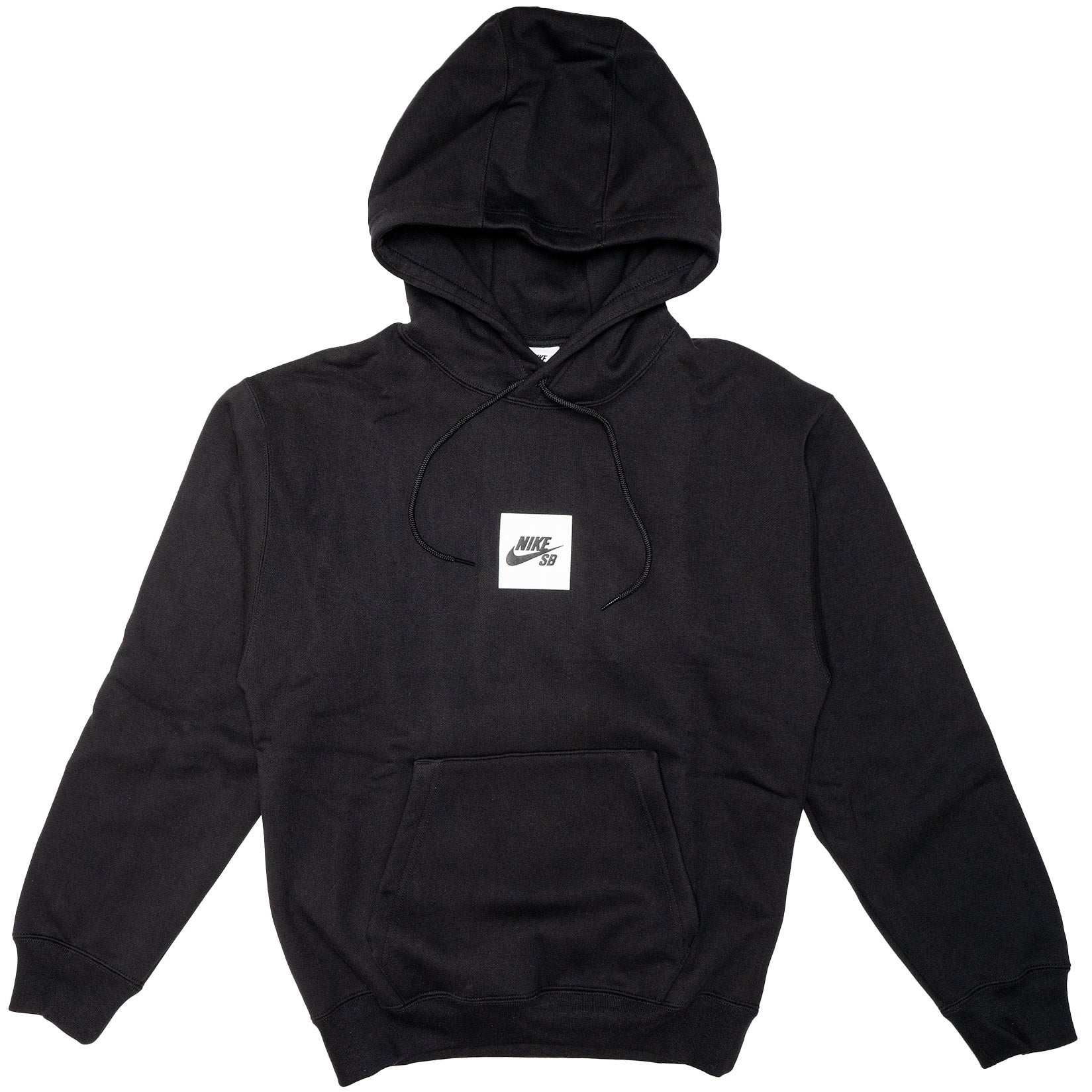 Nike SB Fleece Hoodie Box Logo Black | French Terry DV8839-010
