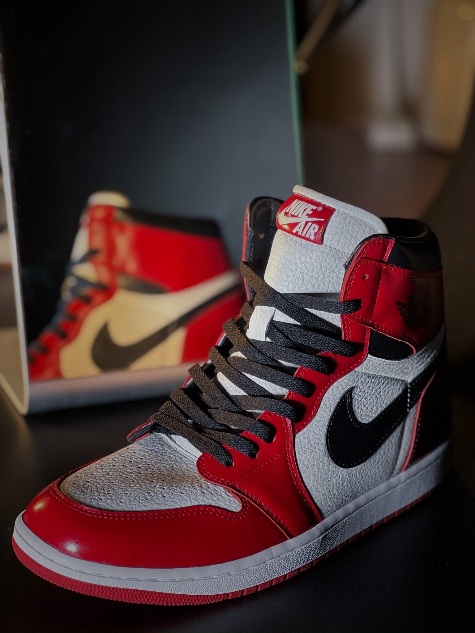 Air Jordan 1 High Retro 1985 Chicago | Custom Italian Calfskin