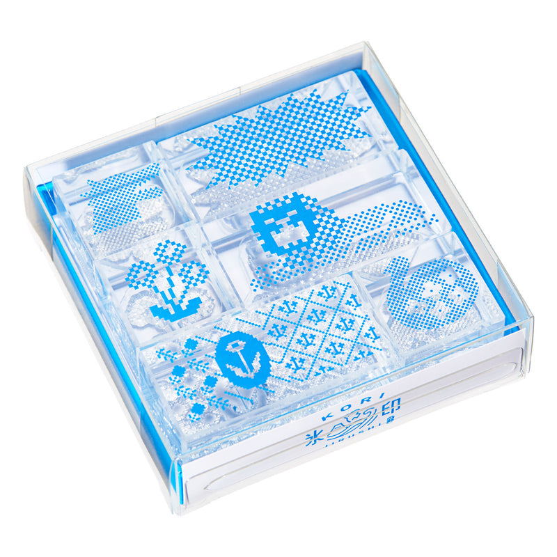 透明スタンプ「氷印」ドットセット - キングジム公式オンラインストア