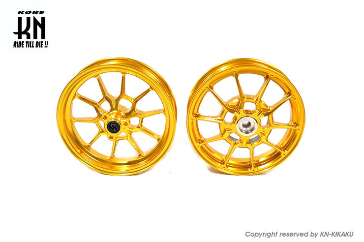 鍛造アルミホイール前後セット【アドレスV125/S(L0-)】ゴールド
