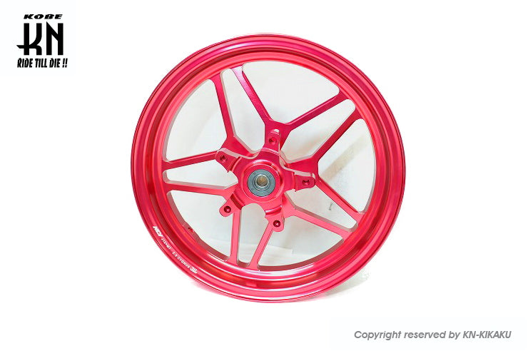 NCY 鍛造アルミホイール前後セット シグナスX用【レッド】 – kn926-net