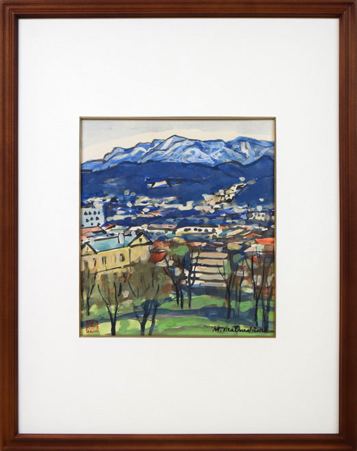 松島正幸「風景画」水彩画・色紙 絵画買取・販売の小竹美術