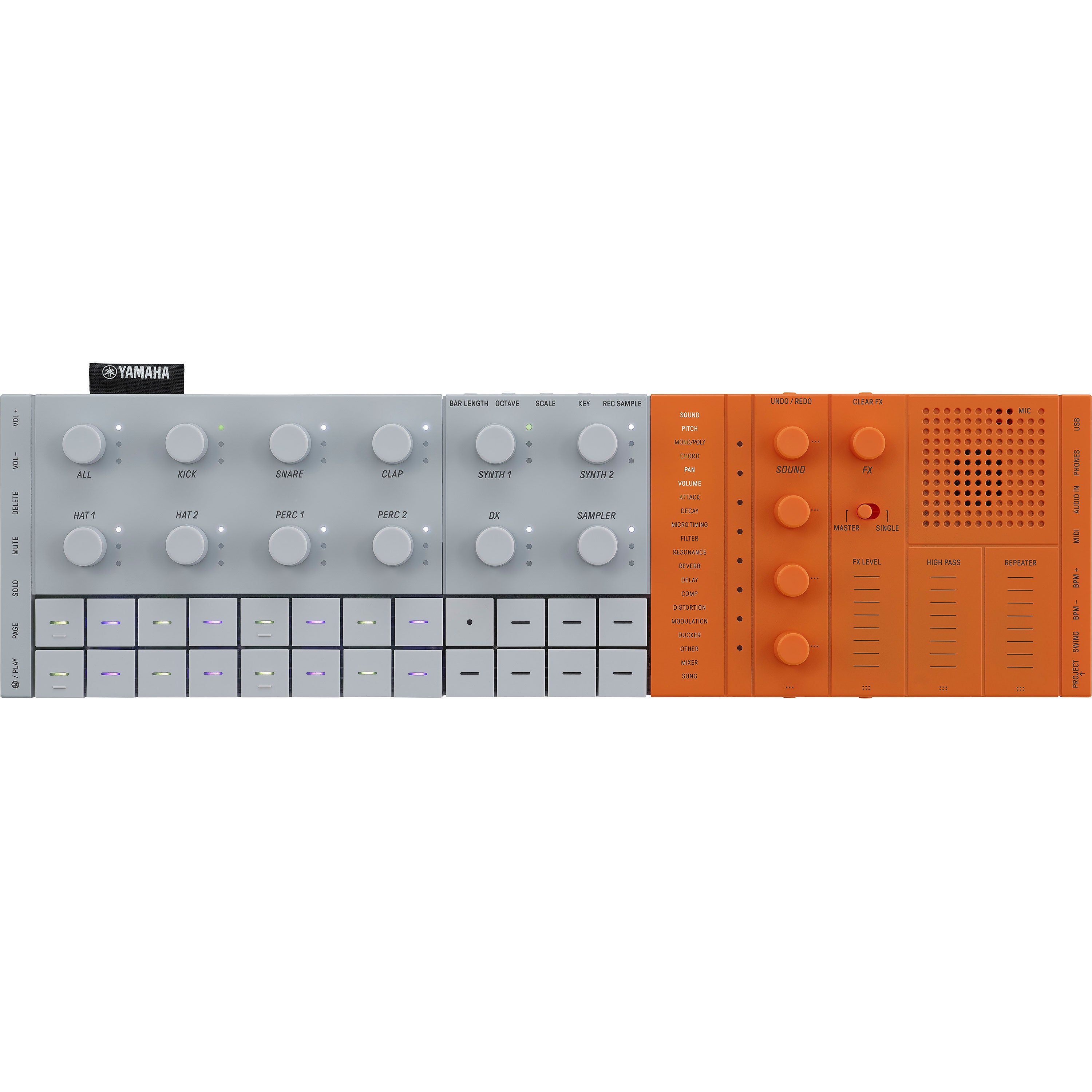 Yamaha Seqtrak Mobile Music Ideastation - Orange/Gray – Kraft Music