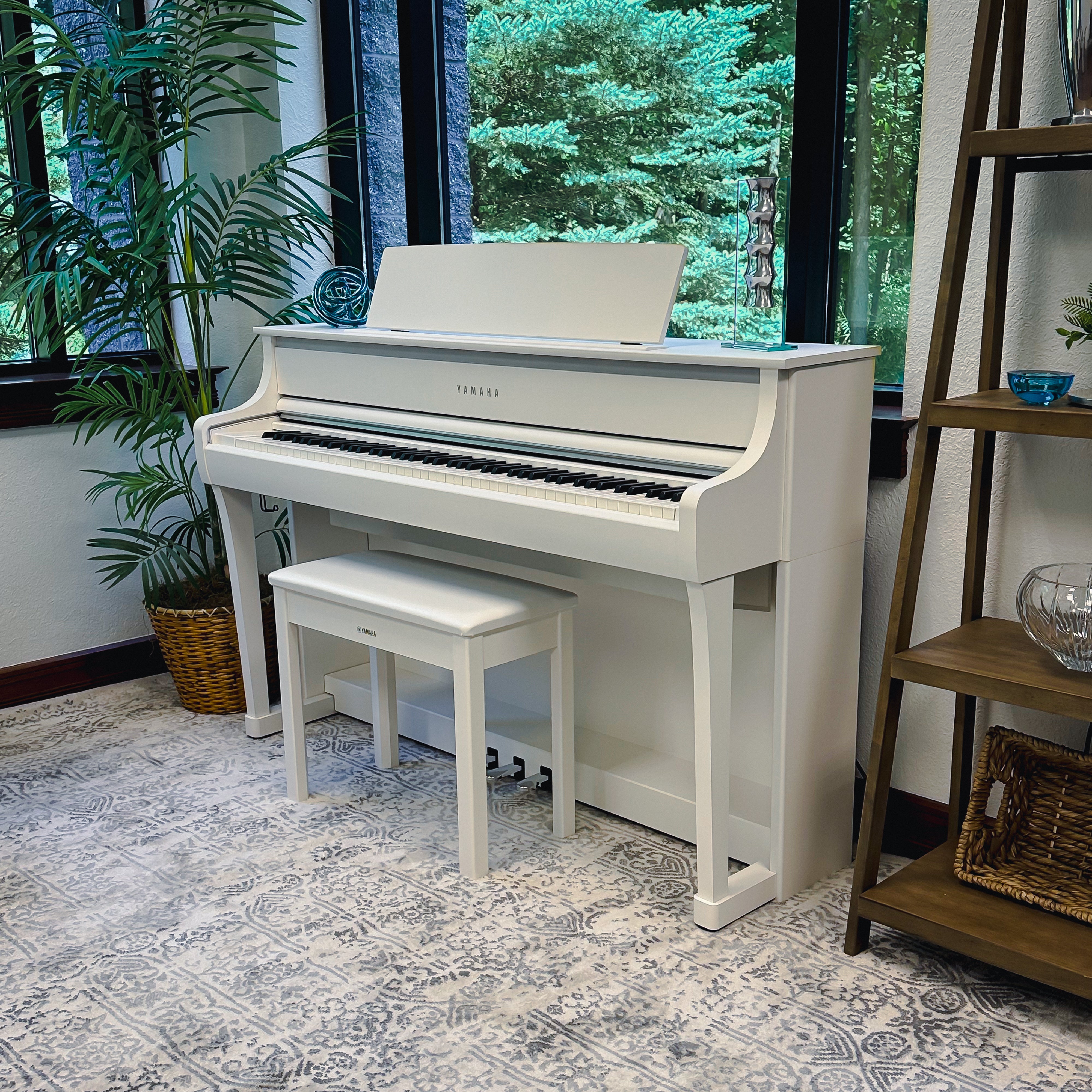 Yamaha Clavinova CLP-875 Digital Piano - Matte White – Kraft Music