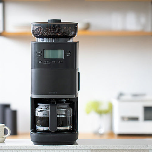 siroca コーン式全自動コーヒーメーカー カフェばこPRO コーヒー
