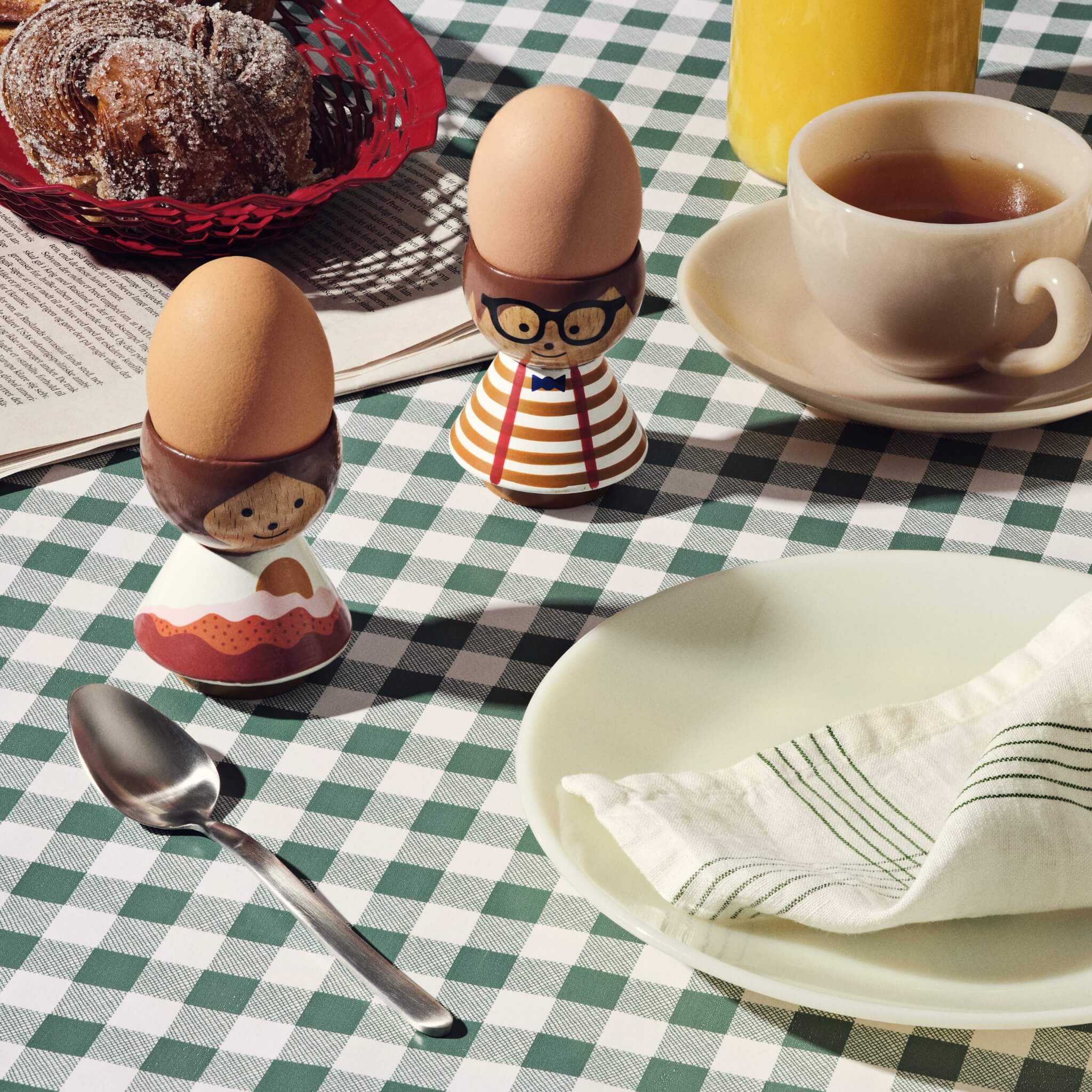 Yuki: Colorful Egg Holders - Danish Design – Lucie Kaas