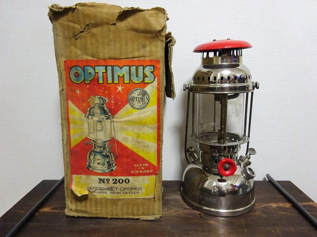 optimus200 赤トップ イタリアグラス | lantern&stoves