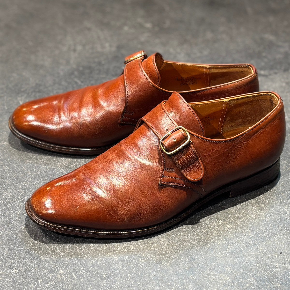 Church's】チャーチ レザーシューズ ベケット モンクストラップ カーフ