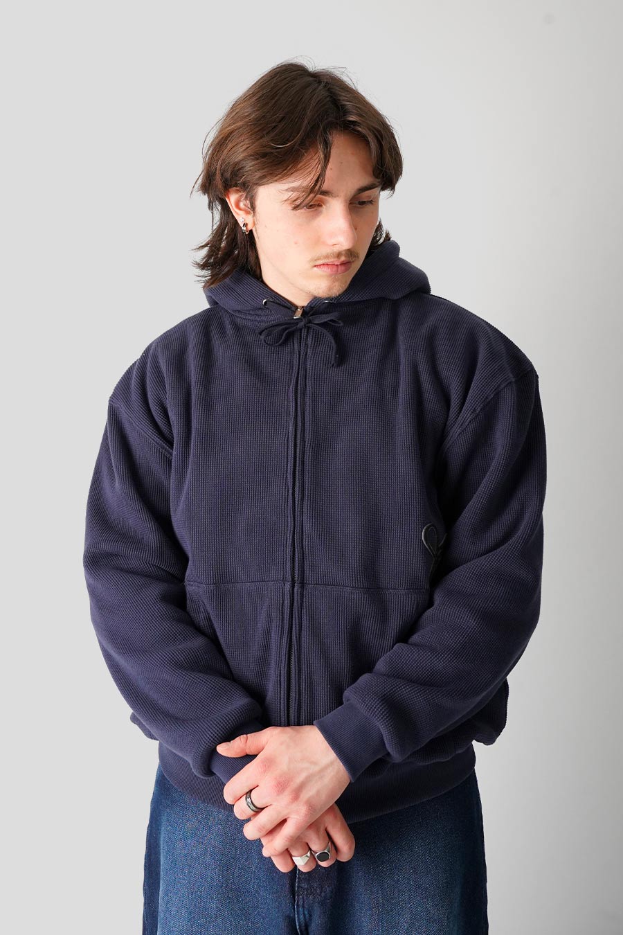 YARDSALE - INDIGO EXO ZIPPED HOODIE – LE LABO STORE